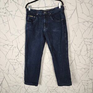 BC Clothing Dark Wash Fleece Lined Straight Leg Jeans